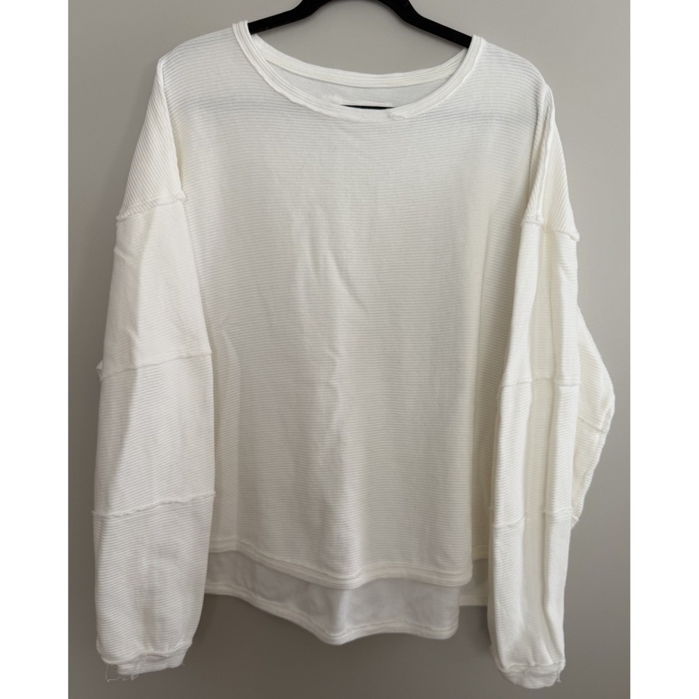 Free People We The Free Total Eclipse Tee Ivory Women's Size Small